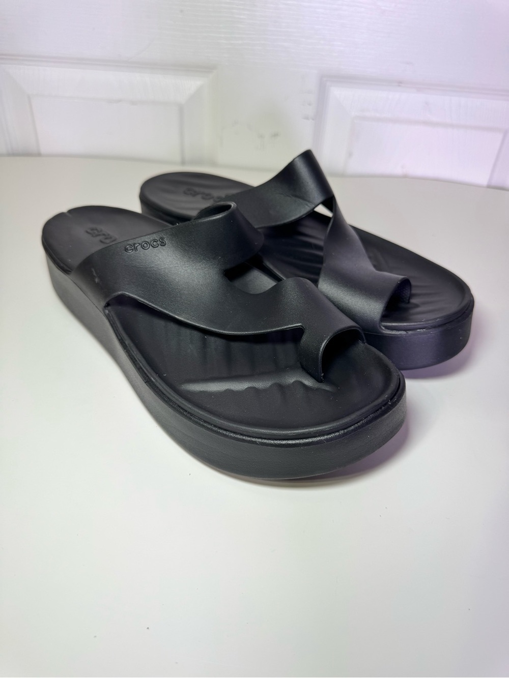CROCS Black Women's Slide Sandals Women's Size 10